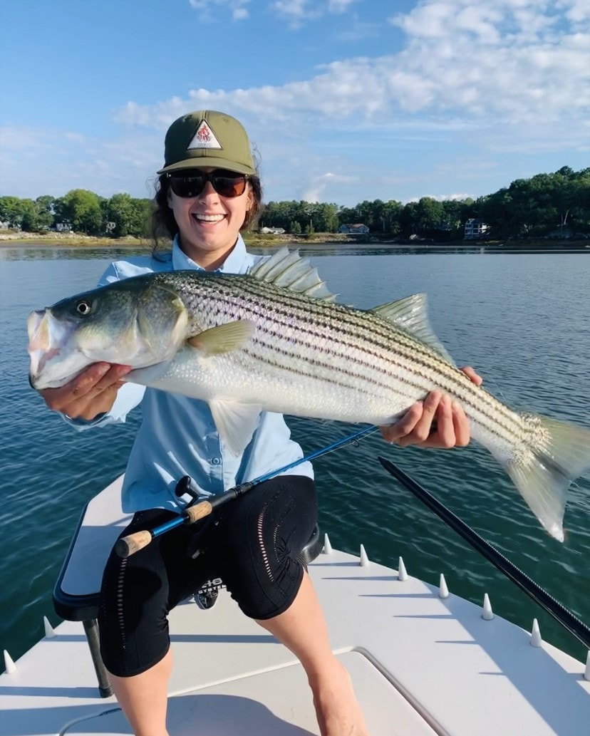 Full Day Portland, Maine Inshore Striped Bass Fly and Light Tackle